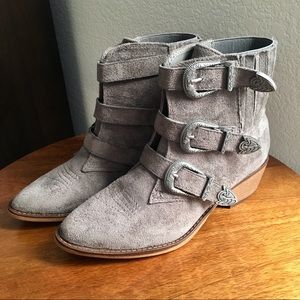 Vintage Havana Jocelyn Western Buckle Bootie